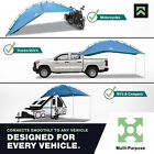 Knox Camping Canopy Tent  Compatible With Truck Tailgate  Suv  Rv  Van  blue 
