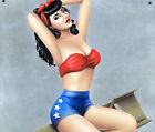 Bombshell Pin-up 12x18 Metal Sign Original Painting Airbrush Nose Art
