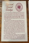 Lot Of 100 Traditional Catholic Prayer Card - Sacred Heart Badge