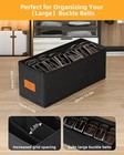 4 Pcs Belt Organizer For Closet 6 Grids Belt Holder Washable Belt Box Foldabl   