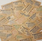 30 Vintage Fortune Tickets From Ask  Swami Napkin Machine