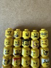 50 Yellow Lego Minifig Heads  All Different  Great Condition