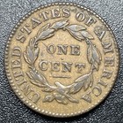 1831 Coronet Head Large Cent - Rim Damage - Us 1c Copper Coin