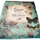 Christine Adolph Throw Lightweight Blanket  Amazing Grace Butterflies 50 x60 