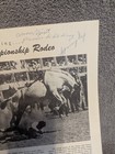 Native American Signed Vintage Rodeo Program