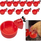 12x Chicken Automatic Watering Cups  Drinker Waterer  For Duck Quail Hen Poultry