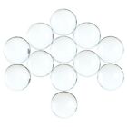 18mm  11 16   Round Glass Cabochons - Clear Magnifying Dome Cabs - 11 16 Inch