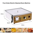 Electric Food Steamer For Cooking  2 4 6-hole Electric Steamed Bun Machine  Comm