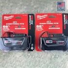 Milwaukee Genuine 48-11-1850 M18 Redlithium Xc5 0 Extended Capacity Battery 2x
