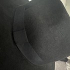 Fedora Black Wool Hat