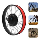 26  E-bike Conversion Kit Fat Front Wheel Electric Bicycle Hub Motor Kit 1kw 48v