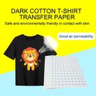 Inkjet Heat Transfer Paper For Dark T-shirts And Garments-8 5 x11 75  50 Sheets