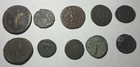Ancient Roman Empire Lot Of 10 Silver-bronze Coins  18