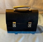 Vintage American Thermos Bottle Co  Metal Lunch Box   Thermos Carrier     Black