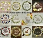 84 Vtg Paper Ephemera Huge Lot For Junk Journals Mixed Media 11x11    Large Prints