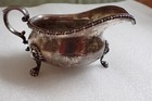 Rare Lion Gravy Boat By Frank Smith  Sterling Silver Early Hallmark Mhk Mono