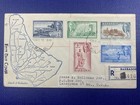 1950 Barbados Fdc Kgvi Map Cachet Registered To Lansdowne  Maryland 