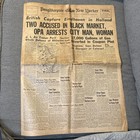 2 Poughkeepsie New Yorker Wwii Newspapers 9 19 44   12 9 44 -true Relics Of Wwii