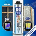 Apel Spray Foam Insulation -  24 X 32 80 Oz   480 Bd Ft  Self Expanding Polyuret