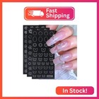 12 Sheets Airbrush Nail Stencils Stickers For Nail Art Flowers Butterfly Star Na