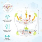Baby Stationary Activity Center Infant Jumper With Removable Foot Pad