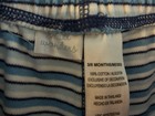 Small Wonders Baby Boys Striped 100  Cotton Elastic Waist Jogger Pants Blue 3-6m