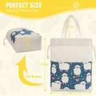 Crochet Bag  Handy Knitting Project Yarn Bag  Crochet Accessories Yarn Storag   