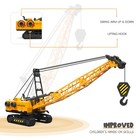 Toddler Construction Toy Set  Crane  Excavator  Semi-truck  Birthday Gift 3 