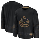 Sz S-6xl 100  Stitched Men s Black Military Appreciation Practice Jersey