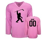 Bigfoot Yeti Ice Hockey Jersey With Your Name   Number On The Back