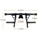 Front Highway Engine Guard Crash Bar For Harley Touring Road Street Glides 14-23