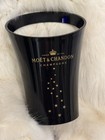 Moet   Chandon Champagne Black Acrylic  Handle Cooler Ice Bucket Holder Modern