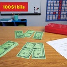 One Dollar Play Bills Money Pack 100 Count Realistic Play Currency Props