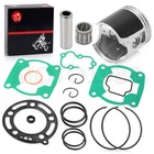Top End Rebuild Kit Piston Bearing Ring Gasket For Kawasaki Kx100 1995-2013 Std