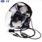 Noise Cancelling Paramotor Helmet 6 3 5 2 Ga Plug Aviation Aircraft Radio Helmet
