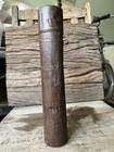 Old Vintage Iron Holder With 6 Indian British Queen Victoria Stamp Papers