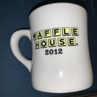 Waffle House Restaurant 2012 Ware Tuxton Diner Style Coffee Mug Cup Americana