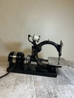 Vintage Antique Willcox   Gibbs Electric Sewing Machine With Foot Pedal And Case