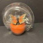 New Solar Powered Dancing Toy Bobblehead - Butterfly - Orange Pot