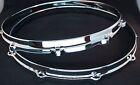 Dw Die Cast Snare Drum Hoops Chrome 14  10 Ear hole lug - New  