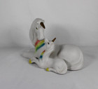 Rainbow Unicorn   Baby Porcelain Figurine Original Artmark Made In Taiwan