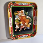 1982 Coca-cola Santa Elves Tray Coke Is It 11x13  Christmas Themed