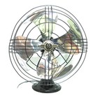 Restored Vintage Ge Mid Century Vortalex Electric Antique Fan - Mirror Shine 