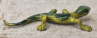 Barry Stein Bronze Lizard 2010 Signed Green   Yellow Green Htf