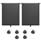 2pcs 18   14  Car Side Window Sun Shade For Baby kids Black