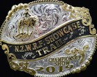 Nzwrf New Zealand Western Riding Federation Western Cowboy Trophy Belt Buckle