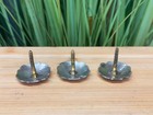 Lot  3  Vintage 1-1 2  Sterling Silver Overlay Screw Back Western Saddle Conchos