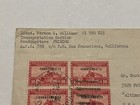 1946 Philippines Commonwealth Ovpt Stamp Block Cover Phibcom Army To Maryland