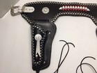 Beautiful Leather Cap Gun  Holsters For Nichols Stallions 45  Bullets Incl 
