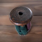Antique Yarn Spool Brown Bobbin Thread